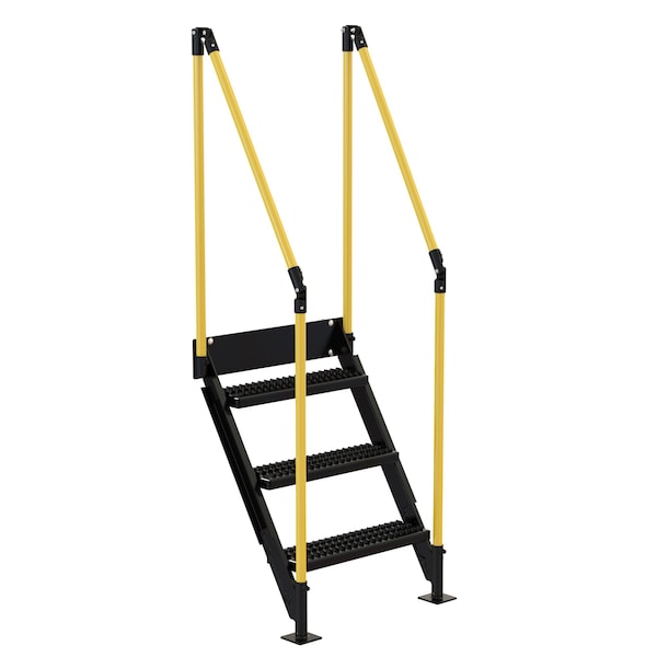 Work Plt Stairs 3 Steps 40 In. Tall
